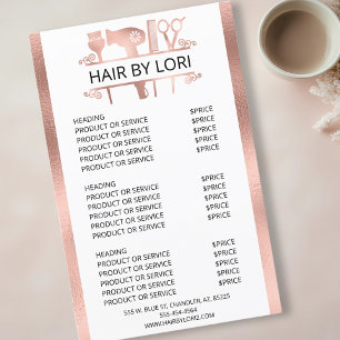 Liste der Preise für Rose von Hair Stylist
