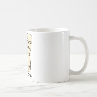 Liste der Regeln des Choir-Direktors Kaffeetasse