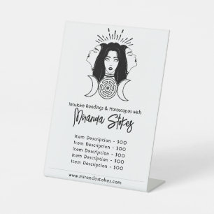 Liste der schwarzen und weißen Mondphasen Sockelschild