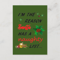 Liste der Ungläubigen des Weihnachtsmanns
