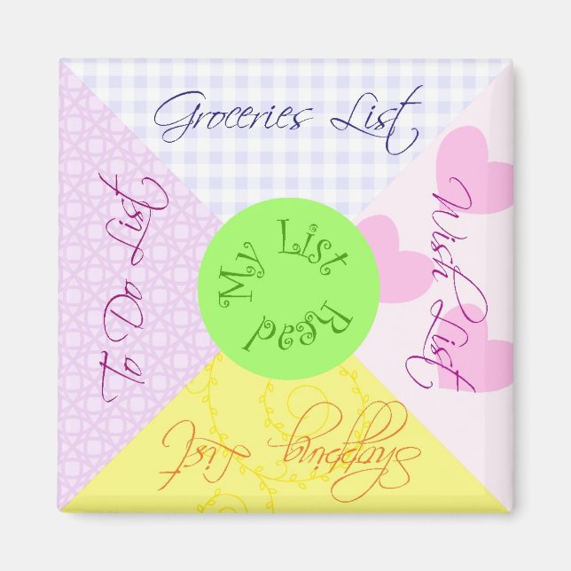 Liste lesen magnet (Vorne)