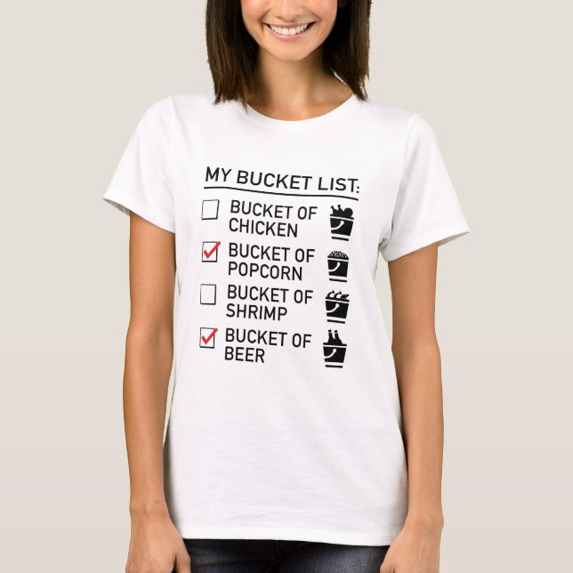 Liste meiner Schaufeln T-Shirt (Vorderseite)