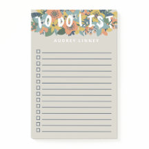 Liste mit dem Charming-Floral-Kästchen