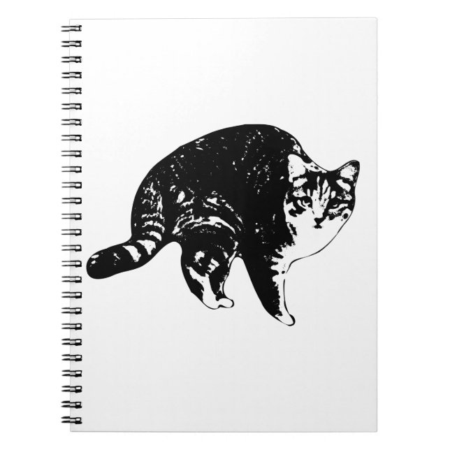 Liste Nacht Tabby Pläne Notizblock (Vorderseite)