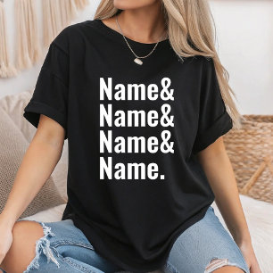 Liste Personalisierter Zuordnungen von benutzerdef T-Shirt