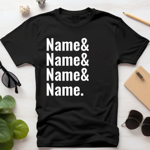 Liste Personalisierter Zuordnungen von benutzerdef T-Shirt