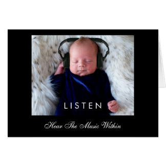 LISTEN ... Hören Sie die Musik im Inneren