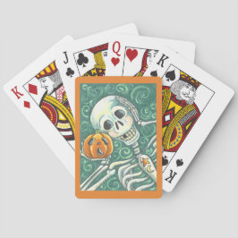 LISTEN SIE IHREN PUMPKIN, SKELETON DECK OF CARDS SPIELKARTEN