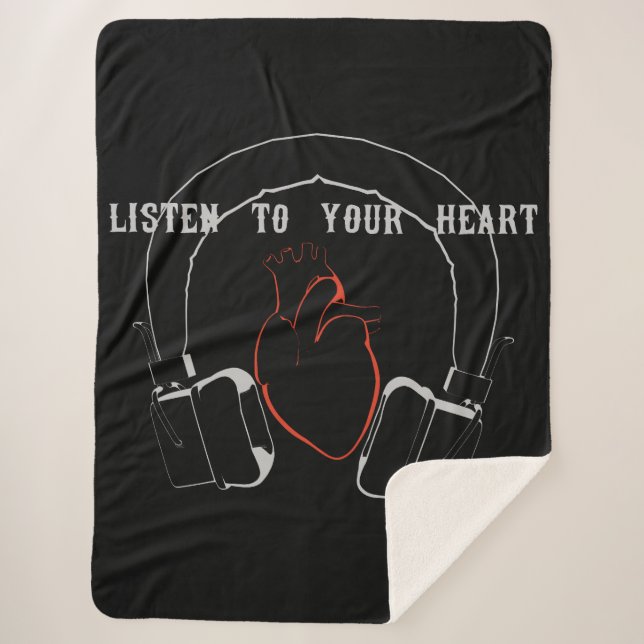 Listen to Your Heart Sherpadecke (Vorderseite)