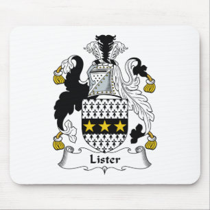 Lister-Familienwappen Mousepad