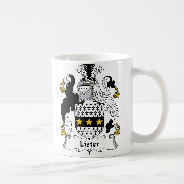 Lister-Familienwappen Tasse (Rechts)