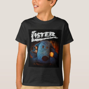 Lister hundur með disk bolur barn T-Shirt