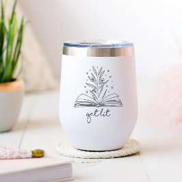 Lit Blooming Floral Book