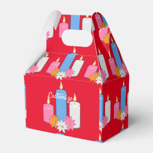 Lit Candle Blume Thunder_Cove Geschenkschachtel