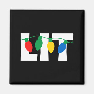 Lit Christmas Magnet