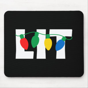 Lit Christmas Mousepad