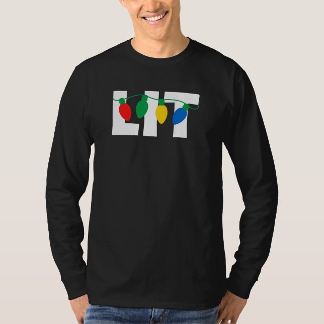 Lit Christmas T - Shirt (Vorderseite)