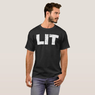 LIT EDM u. Musik-Festival-Entwurf T-Shirt