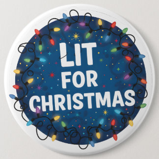 Lit for Christmas Button
