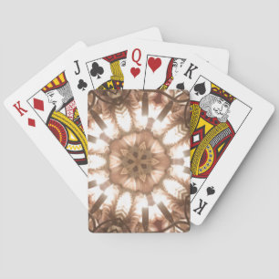 Lit Frohe Weihnachtsbaum Lights Kaleidoskop Kunst Spielkarten