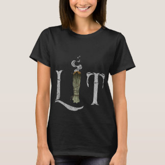 Lit Funny Halloween Hexenpagan-Brennwein T-Shirt