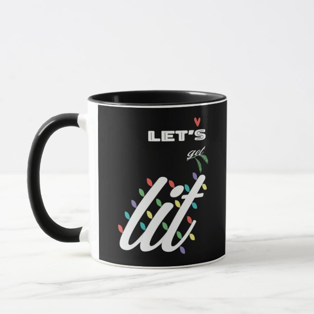 Lit Holiday Family Liebe Tasse (Links)