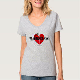 Lit l Heartbreaker Red Broken-Heart T - Shirt