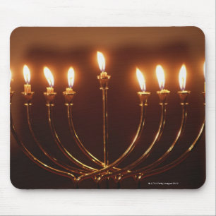 Lit menorah, Israel Mousepad