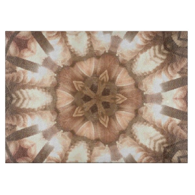 Lit Merry Christmas Tree Lights Glass Cutting Boar Schneidebrett (Vorderseite)