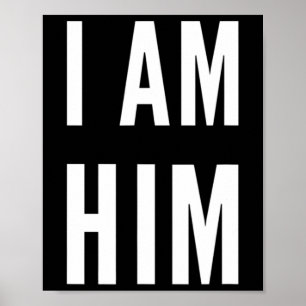 Lit Statement Top - Ich bin sein Geschenk für Spor Poster