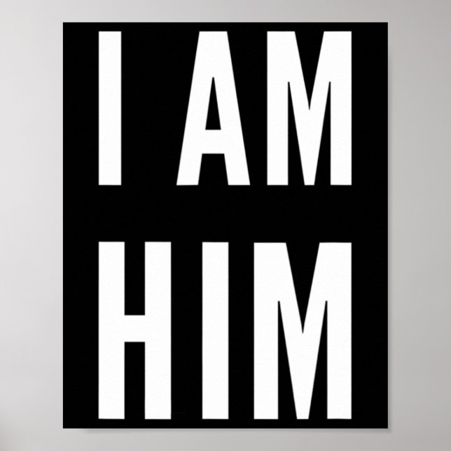 Lit Statement Top - Ich bin sein Geschenk für Spor Poster (Vorne)