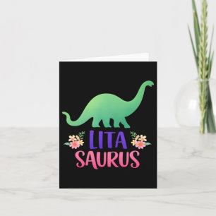 Lita Saurus Spanische Oma Muttertag Weihnachten Karte