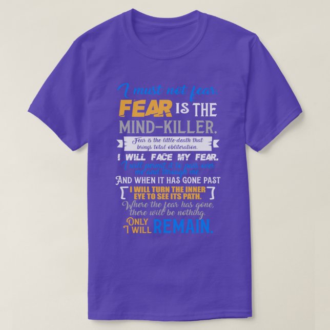 Litany Against Fear Dune T-Shirt (Design vorne)