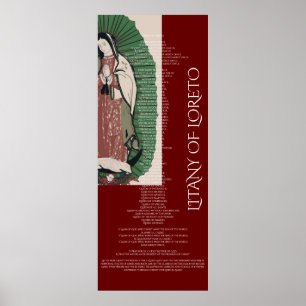 LITANY LORETO POSTER