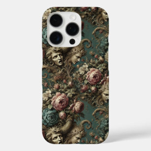 Litany von Aristokraten - Gotisches Blumendesign iPhone 16 Pro Hülle
