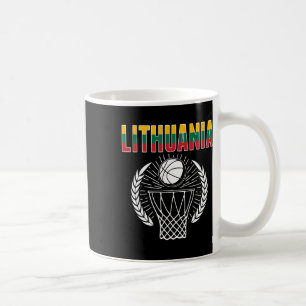 Litauen Bysketbyll Fans Jersey Litauen Sport Kaffeetasse