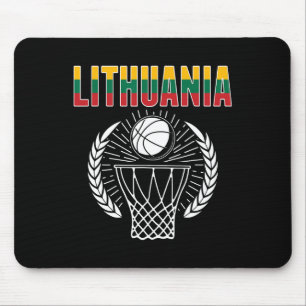 Litauen Bysketbyll Fans Jersey Litauen Sport Mousepad