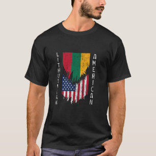 Litauen: Die litauischen Fahnen gerissen T-Shirt