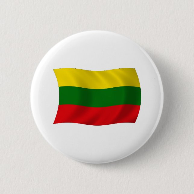 Litauen-Flagge-Button Button (Vorderseite)