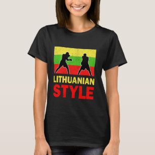 Litauen-Flagge Litauischer Boxclub Vintage T-Shirt