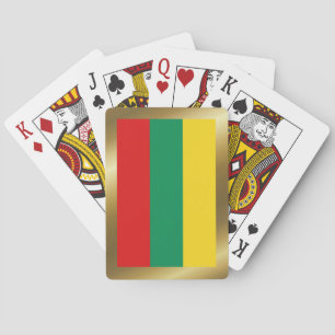 Litauen-Flagge Spielkarten