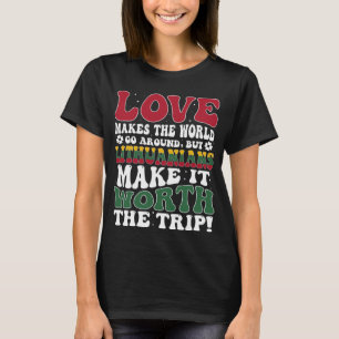 Litauen Flaggen Männer und Frauen Niedlich Litauen T-Shirt