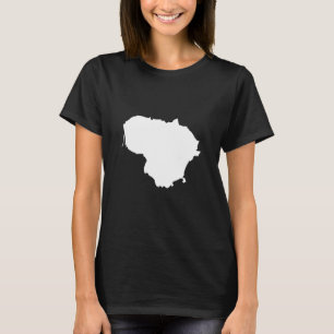 Litauen Flaggenkarte Litauen T-Shirt