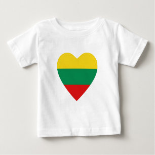 Litauen Flaggenstaat Herzstück T - Shirt