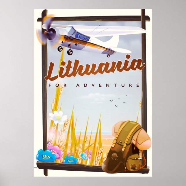 Litauen - Für ein Abenteuerposter Poster (Vorne)