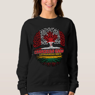 Litauen Kanada Tree Roots Sweatshirt