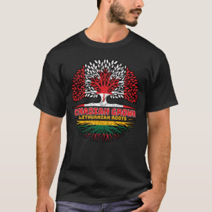 Litauen Kanada Tree Roots T-Shirt