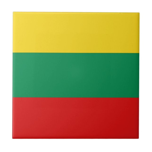 Litauen Keramik Tile Fliese (Vorderseite)