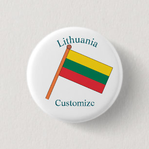Litauen Landesflagge Thunder_Cove Button