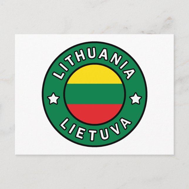 Litauen Lietuva Postkarte (Vorderseite)